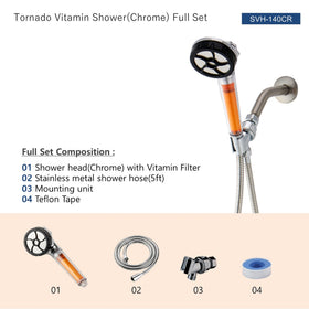 VitaPure Handheld Shower Full Set SVH-140CR Tornado (Chrome)