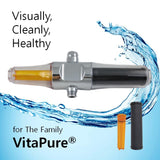 VitaPure Inline Shower Filter & Water Softening System SUF-300VTX  Removing Bacteria & Heavy Metals, Chlorine etc