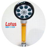 SONAKI VitaPure Handheld Shower SBH-117CR Lotus (Chrome) - Full Set + 5 Refill Filters